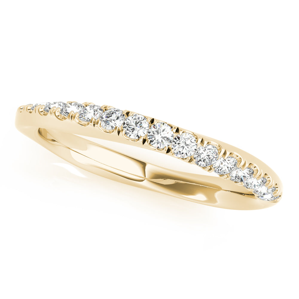 Diamond Half Eternity Ring in Gold & Platinum