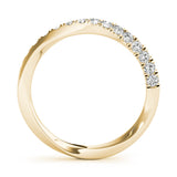 Diamond Half Eternity Ring in Gold & Platinum