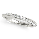 Diamond Half Eternity Ring in Gold & Platinum