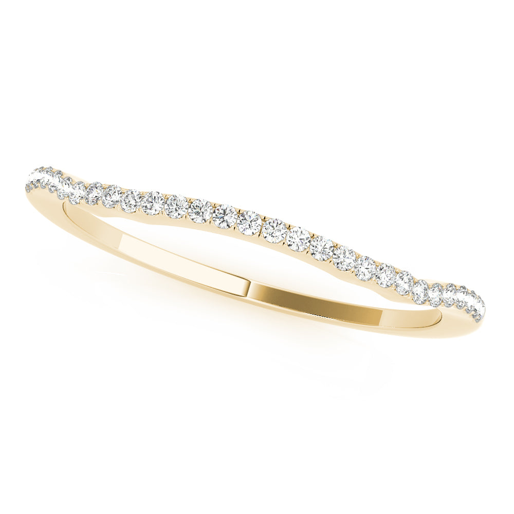 Diamond Half Eternity Ring in Gold & Platinum