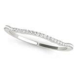 Diamond Half Eternity Ring in Gold & Platinum