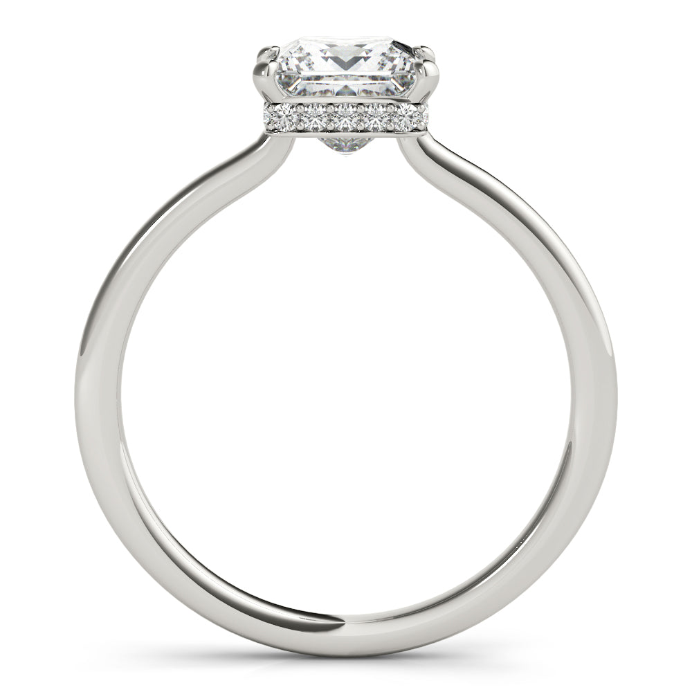 Statement Cut Princess Diamond Engagement Ring — 9K/18K Gold & Platinum