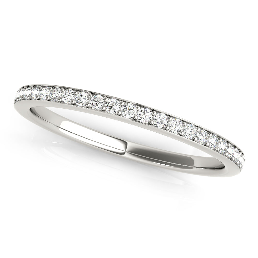 Diamond Half Eternity Ring in Gold & Platinum