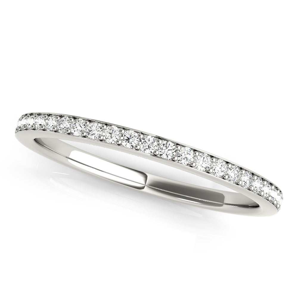 Diamond Half Eternity Ring in Gold & Platinum