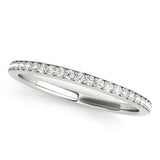 Diamond Half Eternity Ring in Gold & Platinum