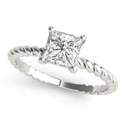 Lab-Grown Princess Cut Diamond Ring