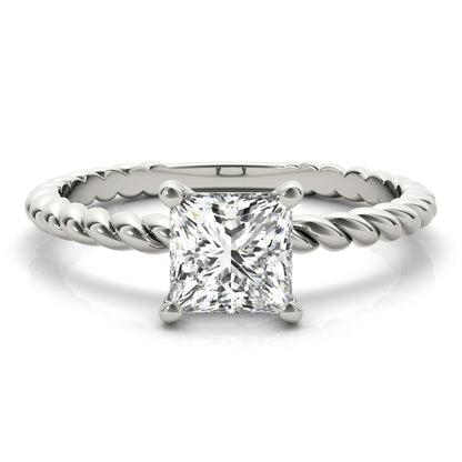 Lab-Grown Princess Cut Diamond Ring