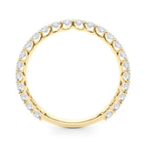 3/4 Full Eternity Ring in Gold & Platinum