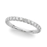 3/4 Full Eternity Ring in Gold & Platinum