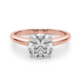 Cherished Remount Ring Round Diamond Engagement Ring — 9K/18K Gold & Platinum