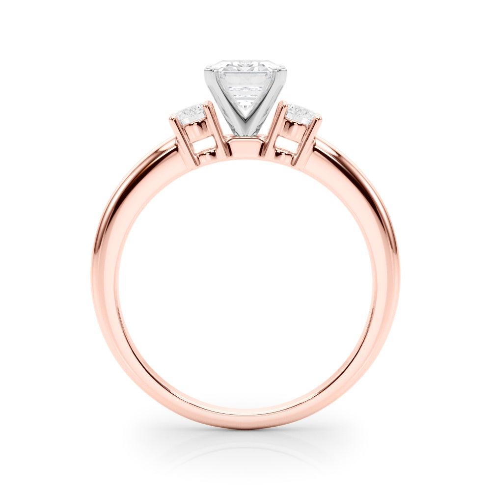 Classic Remountring Round Diamond Engagement Ring — 9K/18K Gold & Platinum
