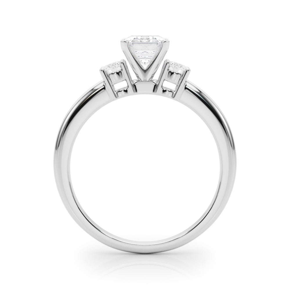 Classic Remountring Round Diamond Engagement Ring — 9K/18K Gold & Platinum