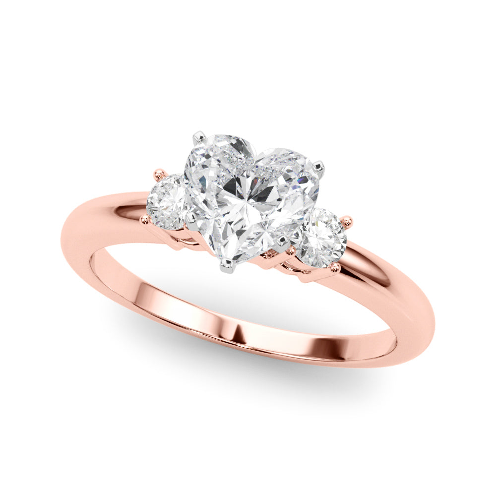 Classic Remountring Round Diamond Engagement Ring — 9K/18K Gold & Platinum