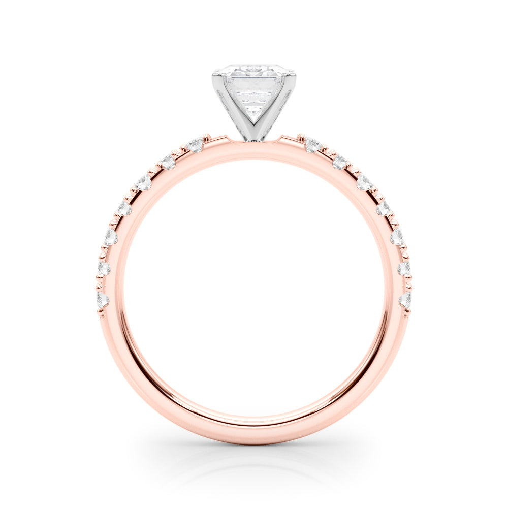 Sophisticated Remount Rng Round Diamond Engagement Ring — 9K/18K Gold & Platinum