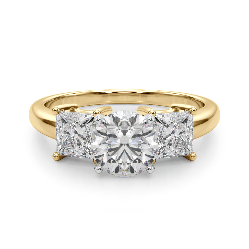 Timeless Remountring Princess Diamond Engagement Ring — 9K/18K Gold & Platinum