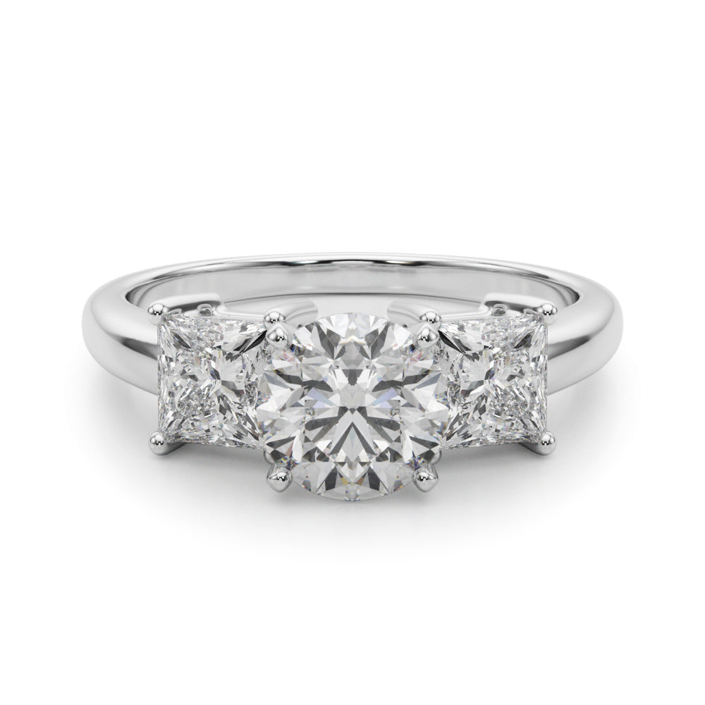Timeless Remountring Princess Diamond Engagement Ring — 9K/18K Gold & Platinum