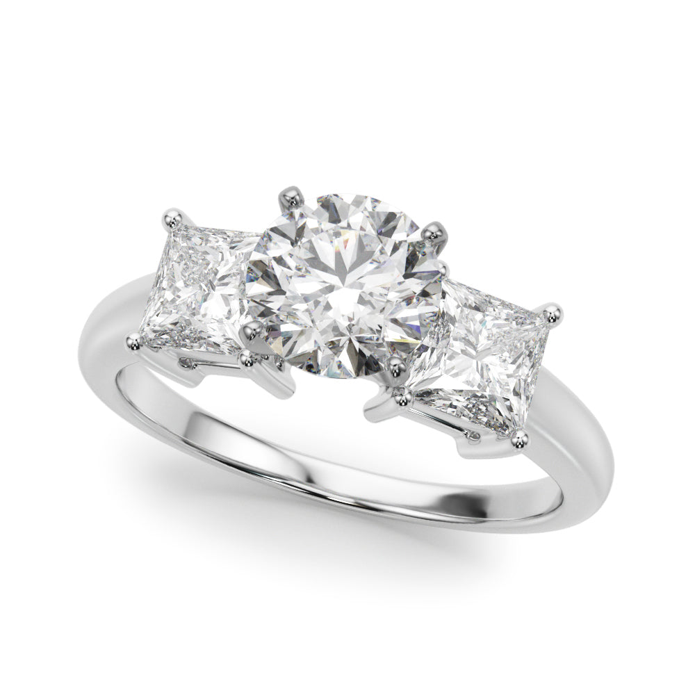 Timeless Remountring Princess Diamond Engagement Ring — 9K/18K Gold & Platinum