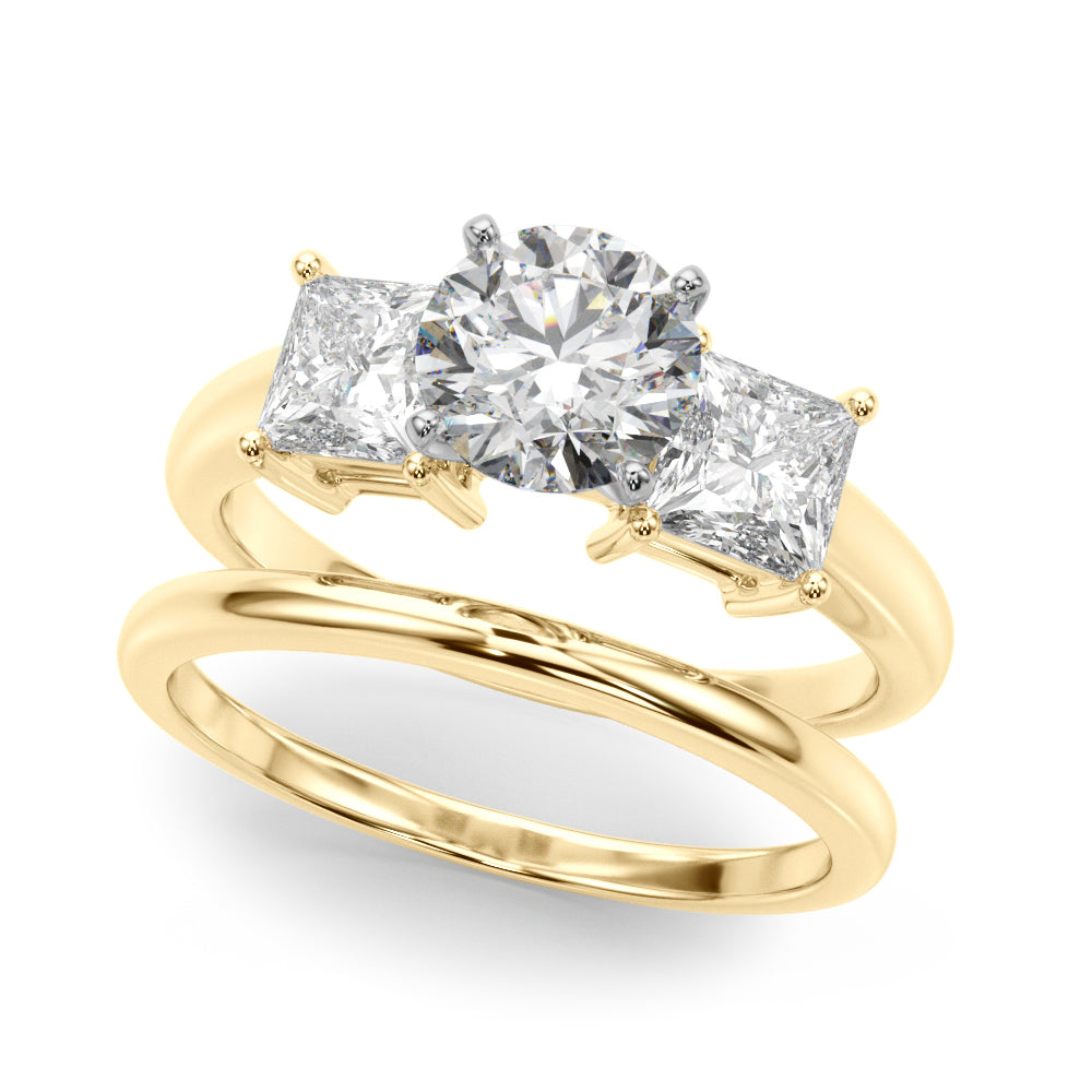 Timeless Remountring Princess Diamond Engagement Ring — 9K/18K Gold & Platinum