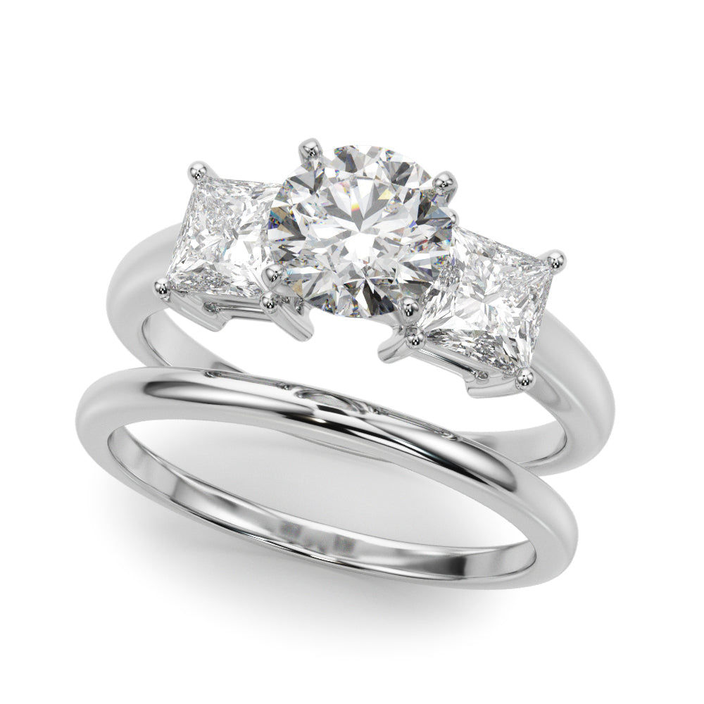 Timeless Remountring Princess Diamond Engagement Ring — 9K/18K Gold & Platinum