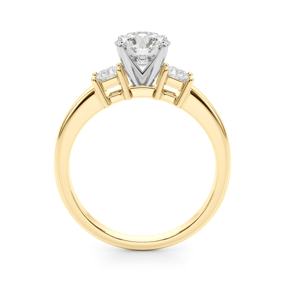 Elegant Remountring Princess Diamond Engagement Ring — 9K/18K Gold & Platinum