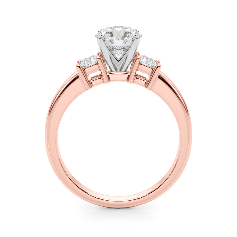 Elegant Remountring Princess Diamond Engagement Ring — 9K/18K Gold & Platinum