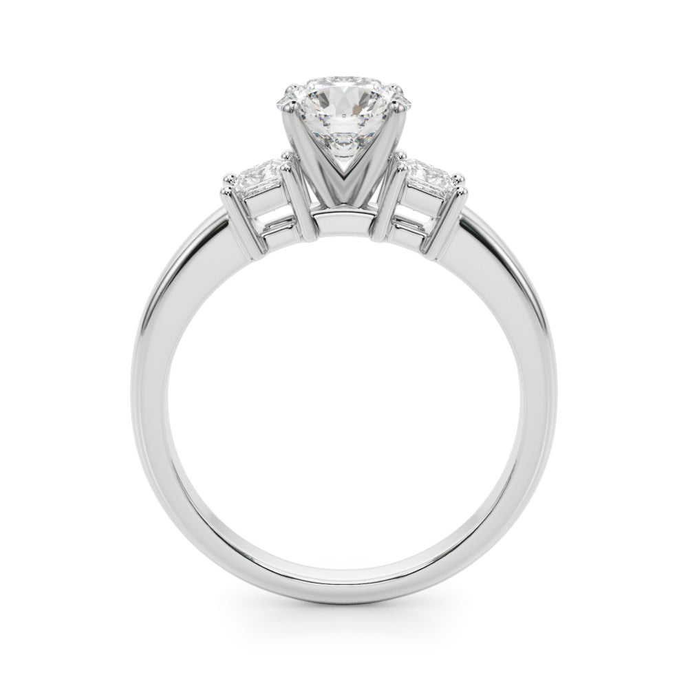 Elegant Remountring Princess Diamond Engagement Ring — 9K/18K Gold & Platinum