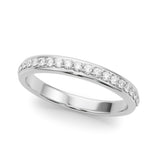 Half Half Eternity Ring in Gold & Platinum
