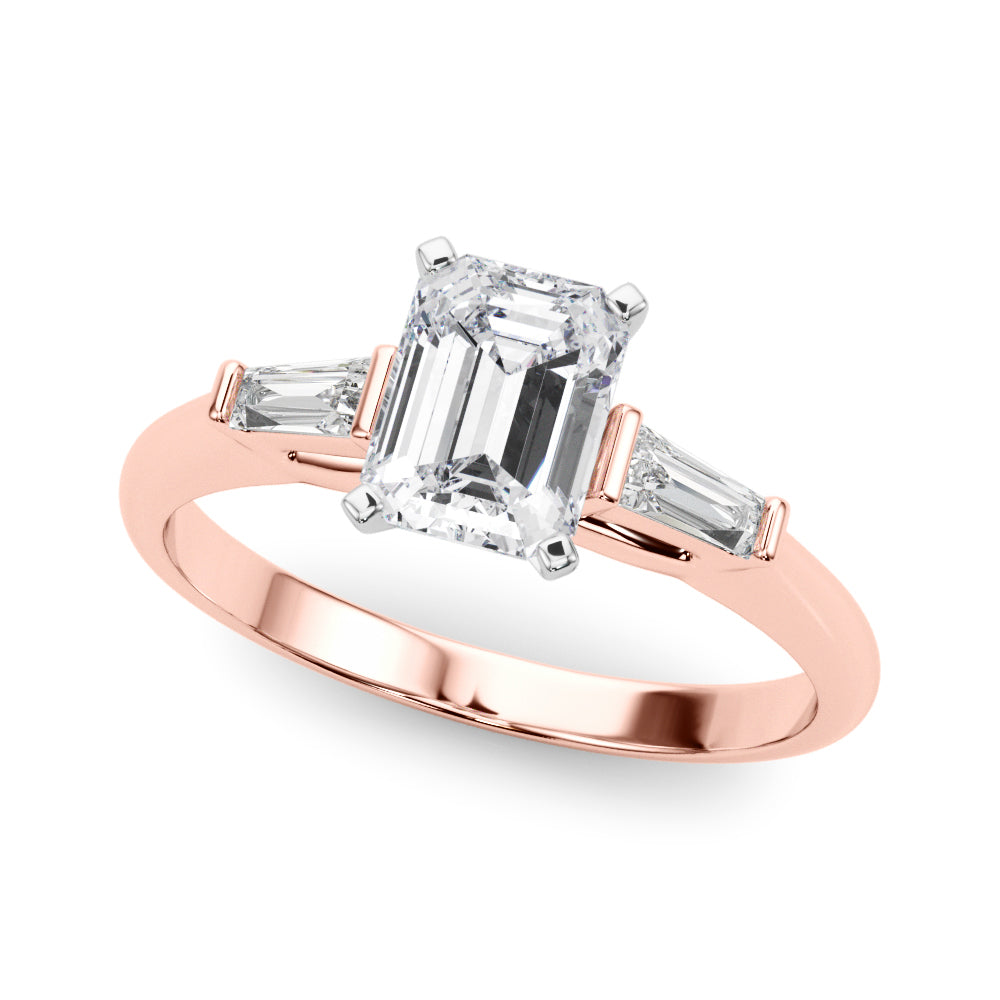 Majestic Remount Ring Round Diamond Engagement Ring — 9K/18K Gold & Platinum