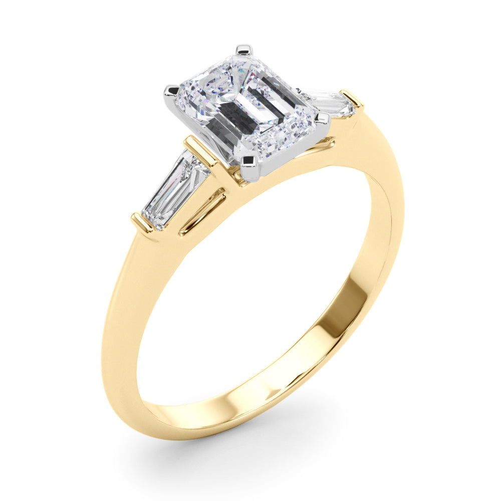 Majestic Remount Ring Round Diamond Engagement Ring — 9K/18K Gold & Platinum