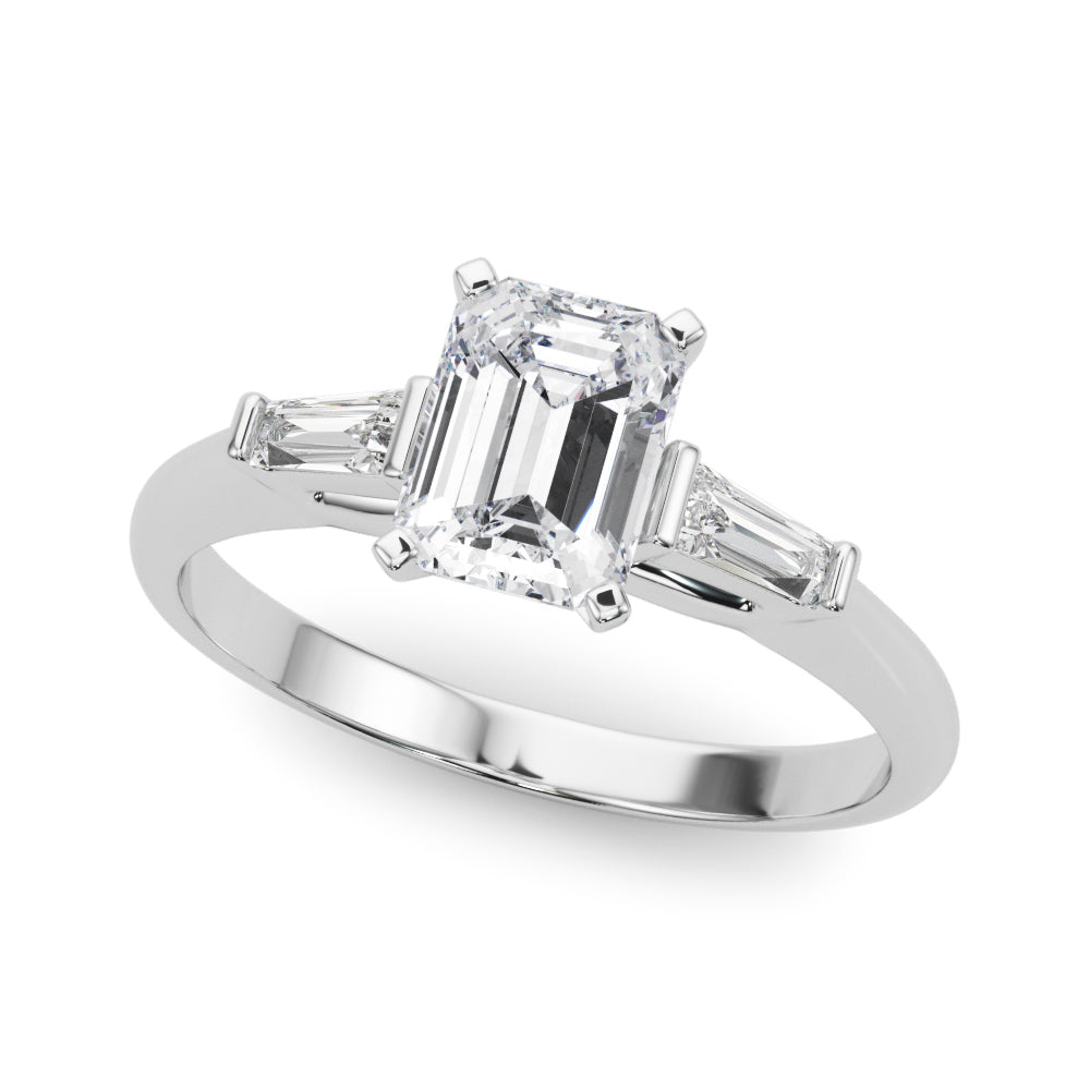 Majestic Remount Ring Round Diamond Engagement Ring — 9K/18K Gold & Platinum