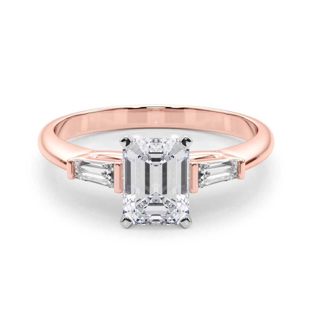 Majestic Remount Ring Round Diamond Engagement Ring — 9K/18K Gold & Platinum