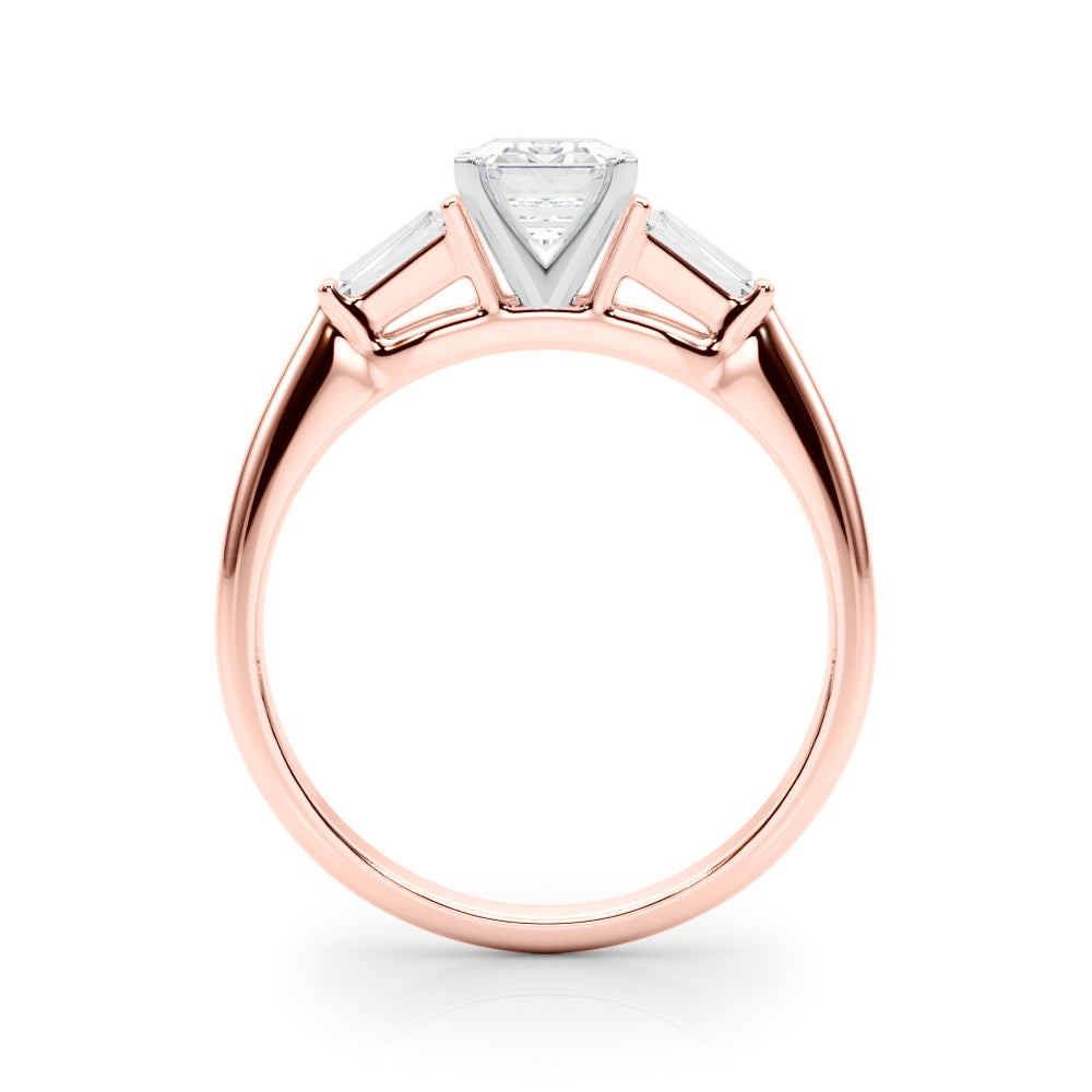 Majestic Remount Ring Round Diamond Engagement Ring — 9K/18K Gold & Platinum