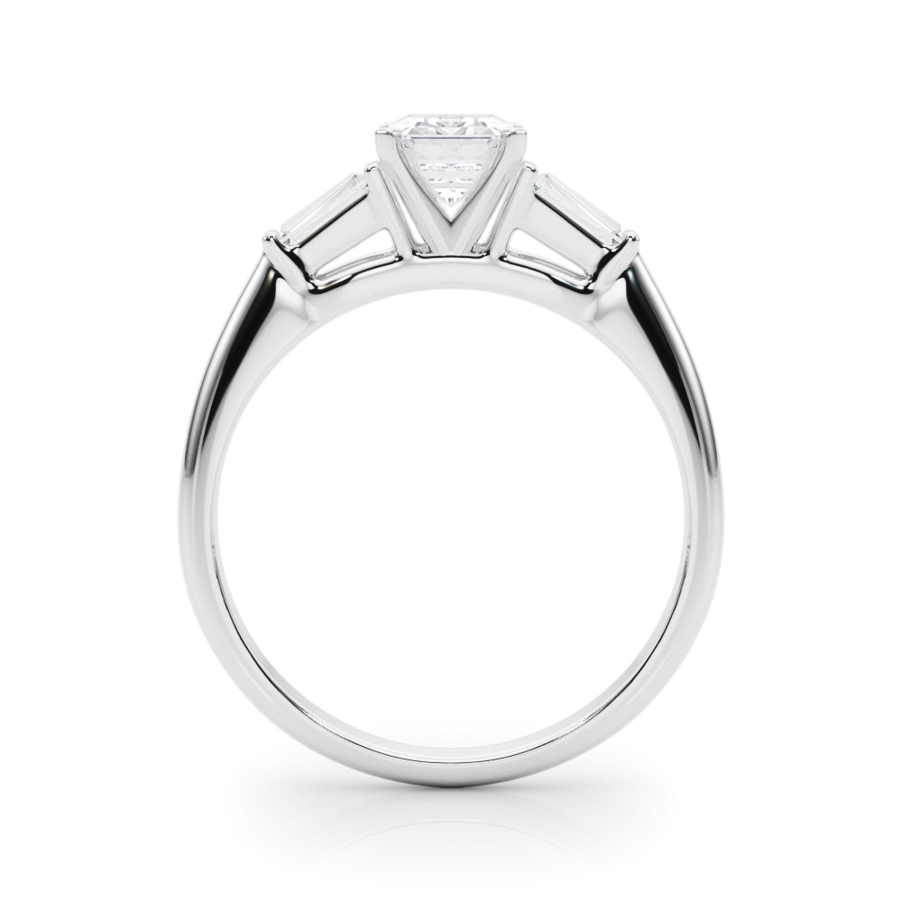 Majestic Remount Ring Round Diamond Engagement Ring — 9K/18K Gold & Platinum