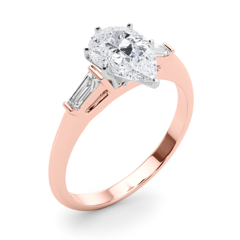Majestic Remount Ring Round Diamond Engagement Ring — 9K/18K Gold & Platinum