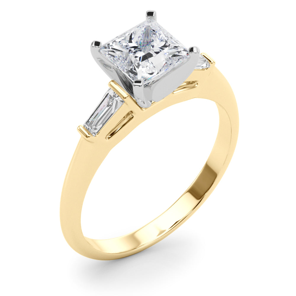Majestic Remount Ring Round Diamond Engagement Ring — 9K/18K Gold & Platinum