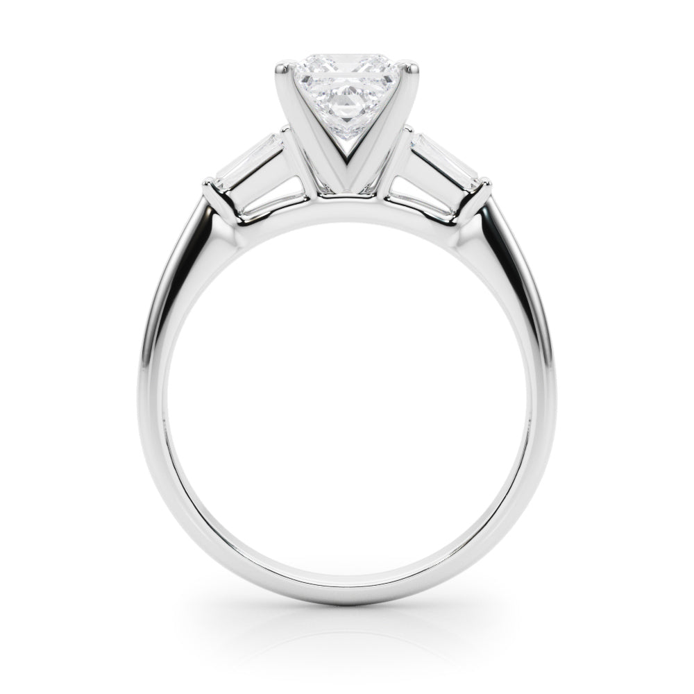 Majestic Remount Ring Round Diamond Engagement Ring — 9K/18K Gold & Platinum
