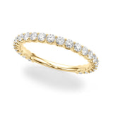 Diamond Half Eternity Ring in Gold & Platinum