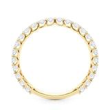 Diamond Half Eternity Ring in Gold & Platinum
