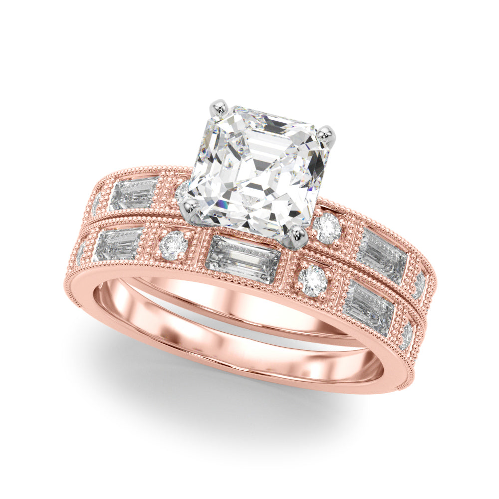 Bespoke Remount Engagement Ring Round Diamond Engagement Ring — 9K/18K Gold & Platinum