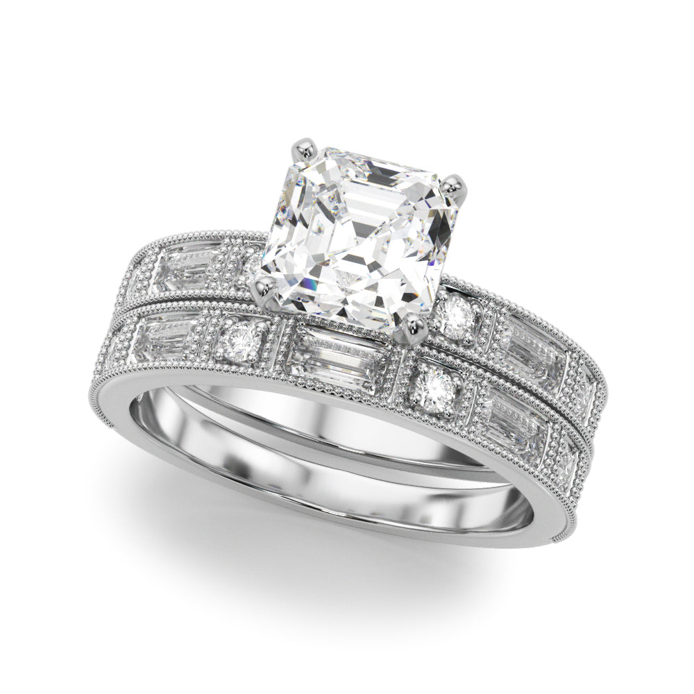 Bespoke Remount Engagement Ring Round Diamond Engagement Ring — 9K/18K Gold & Platinum