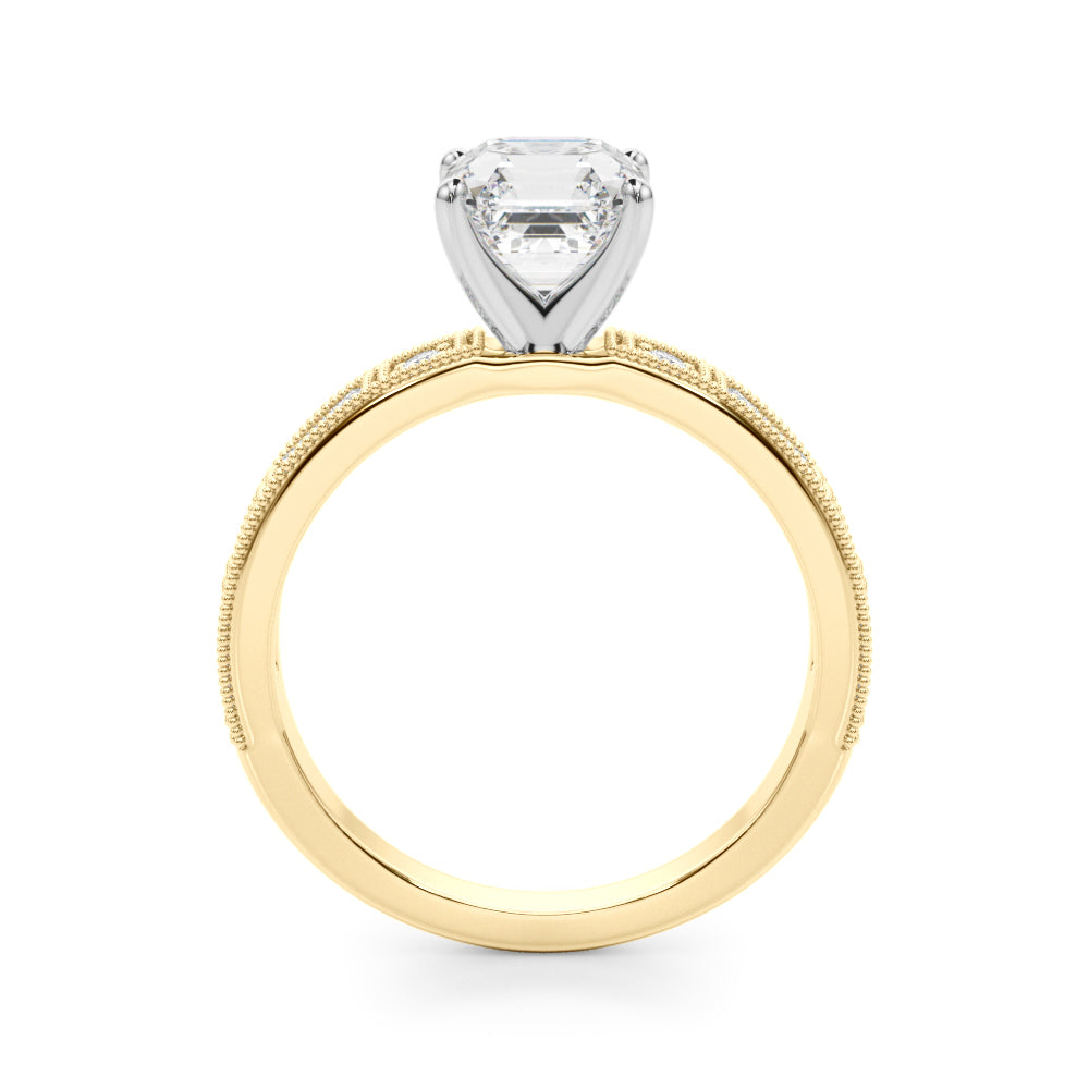 Bespoke Remount Engagement Ring Round Diamond Engagement Ring — 9K/18K Gold & Platinum