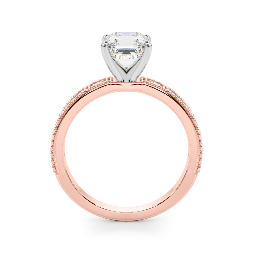 Bespoke Remount Engagement Ring Round Diamond Engagement Ring — 9K/18K Gold & Platinum