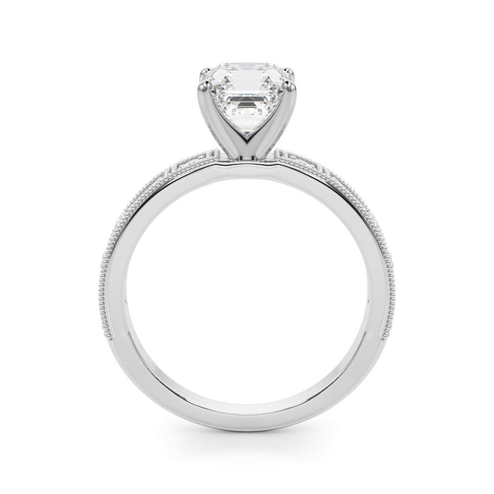 Bespoke Remount Engagement Ring Round Diamond Engagement Ring — 9K/18K Gold & Platinum