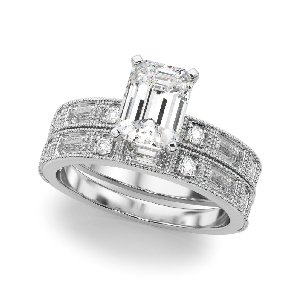 Bespoke Remount Engagement Ring Round Diamond Engagement Ring — 9K/18K Gold & Platinum