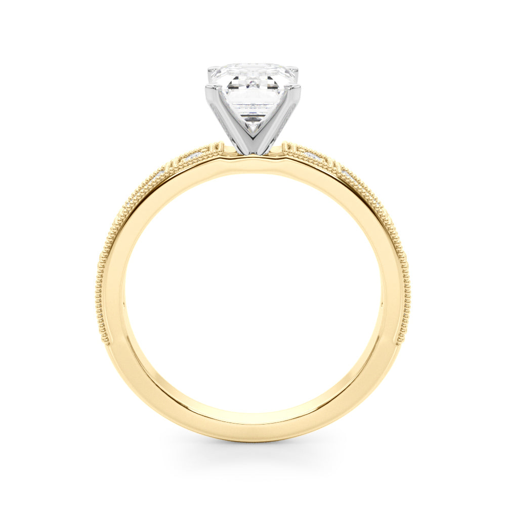 Bespoke Remount Engagement Ring Round Diamond Engagement Ring — 9K/18K Gold & Platinum