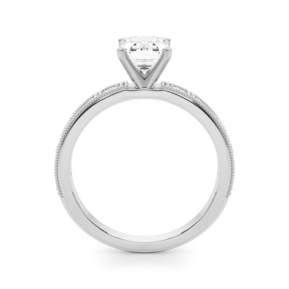 Bespoke Remount Engagement Ring Round Diamond Engagement Ring — 9K/18K Gold & Platinum
