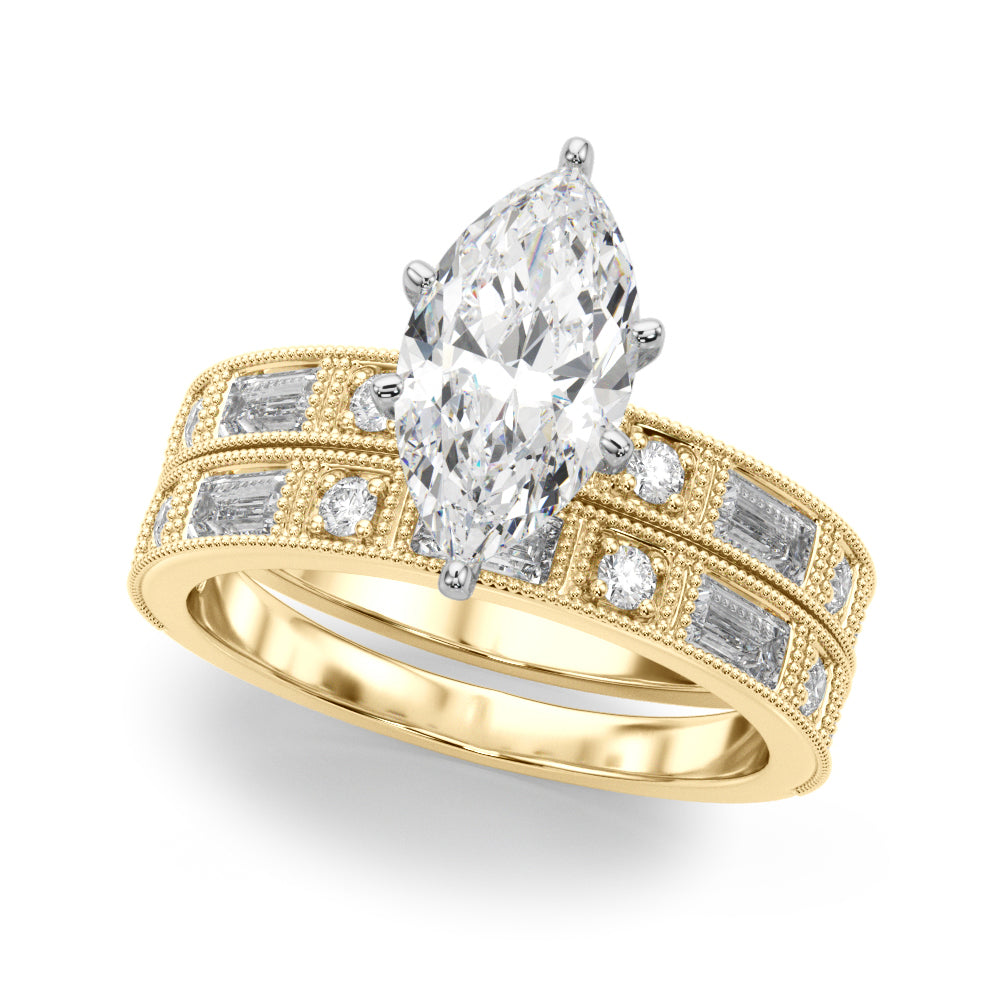 Bespoke Remount Engagement Ring Round Diamond Engagement Ring — 9K/18K Gold & Platinum