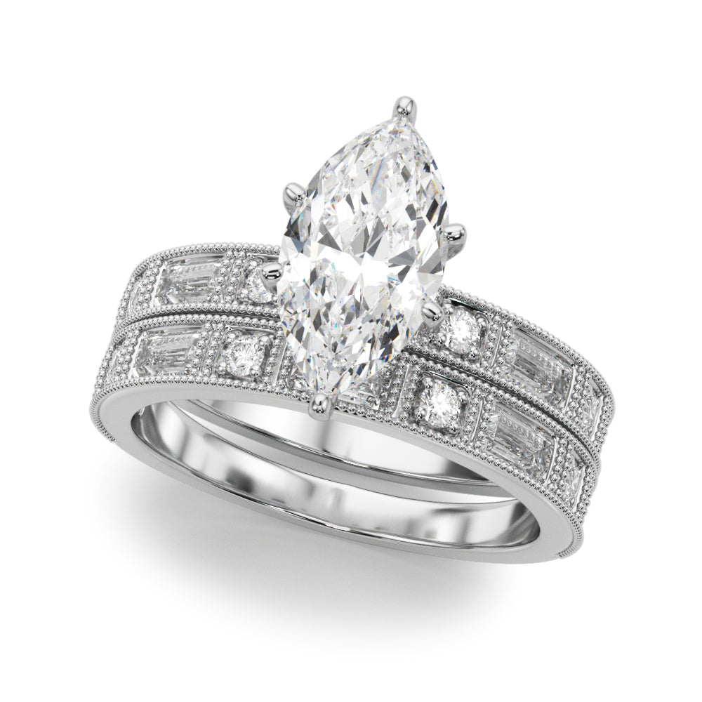 Bespoke Remount Engagement Ring Round Diamond Engagement Ring — 9K/18K Gold & Platinum