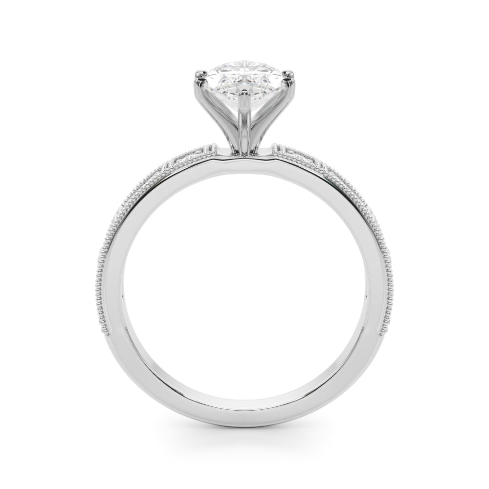 Bespoke Remount Engagement Ring Round Diamond Engagement Ring — 9K/18K Gold & Platinum