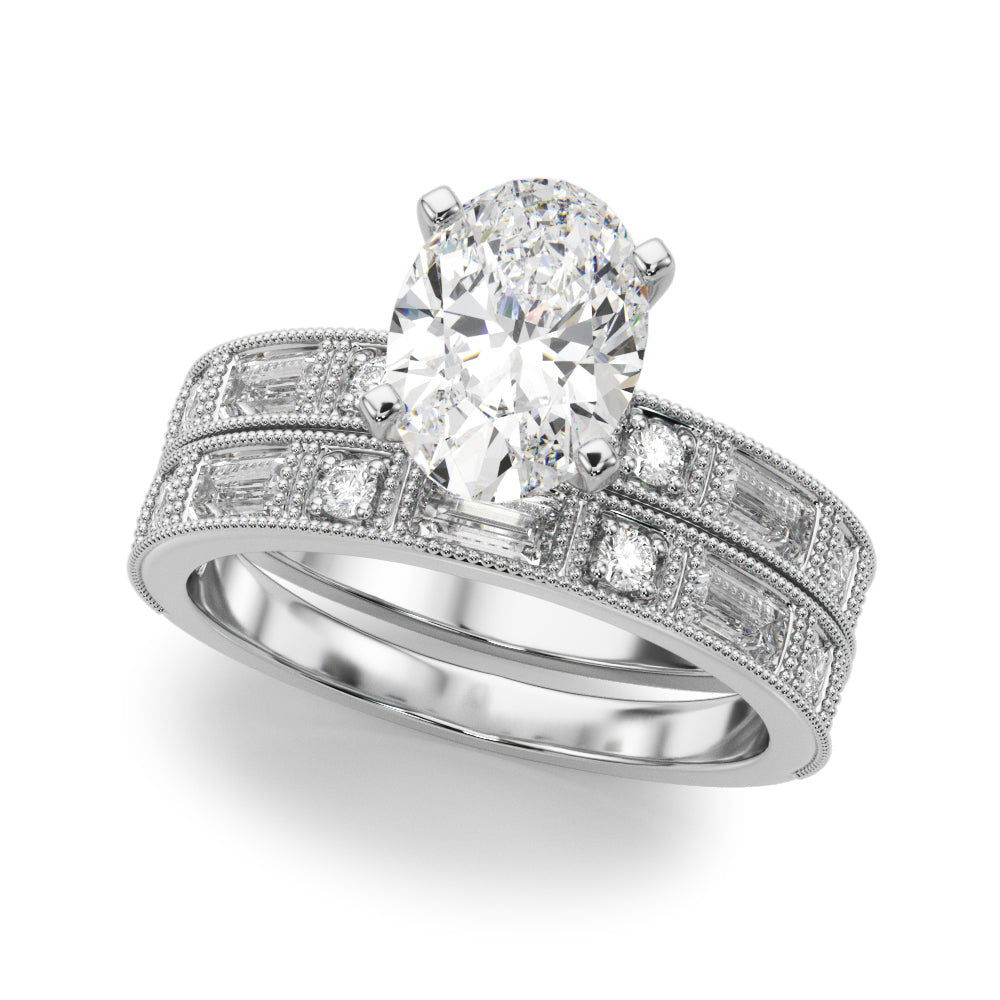 Bespoke Remount Engagement Ring Round Diamond Engagement Ring — 9K/18K Gold & Platinum